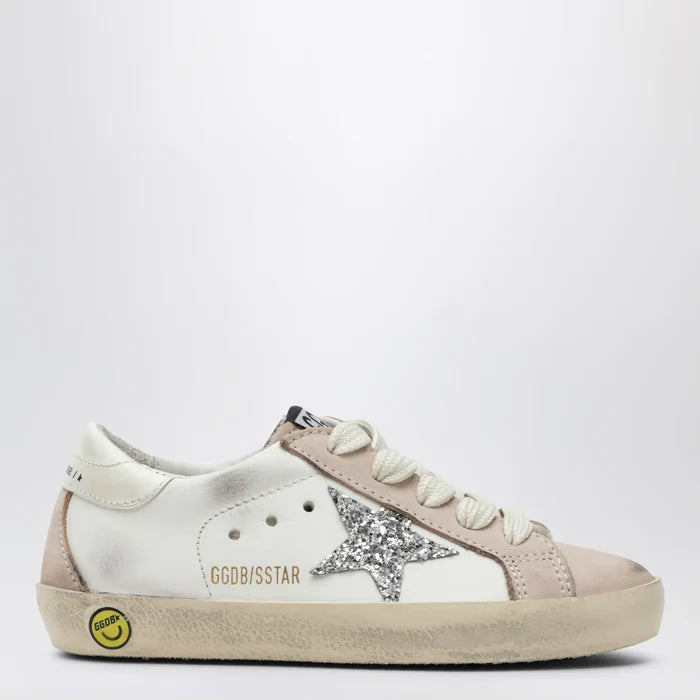 Golden Goose - Super-Star sneakers in white/pink/silver Brand 19