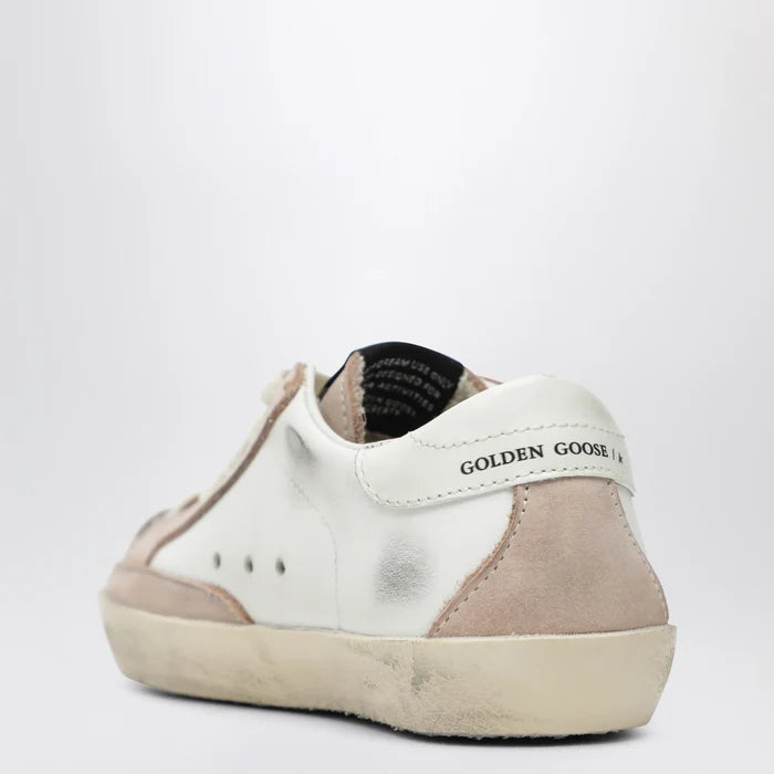 Golden Goose - Super-Star sneakers in white/pink/silver