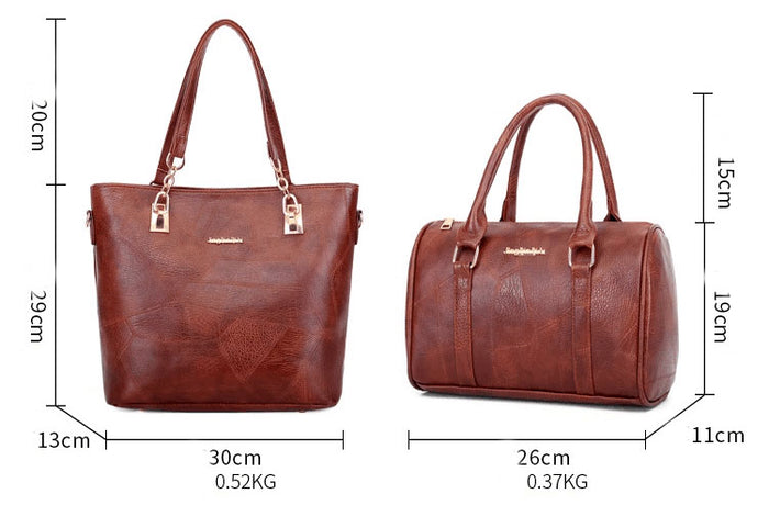 H1764 - 6Pc Fashion Handbag Set