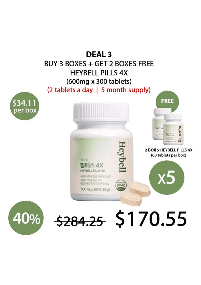(BUY 3+2 FREE) HEYBELL PILLS 4X