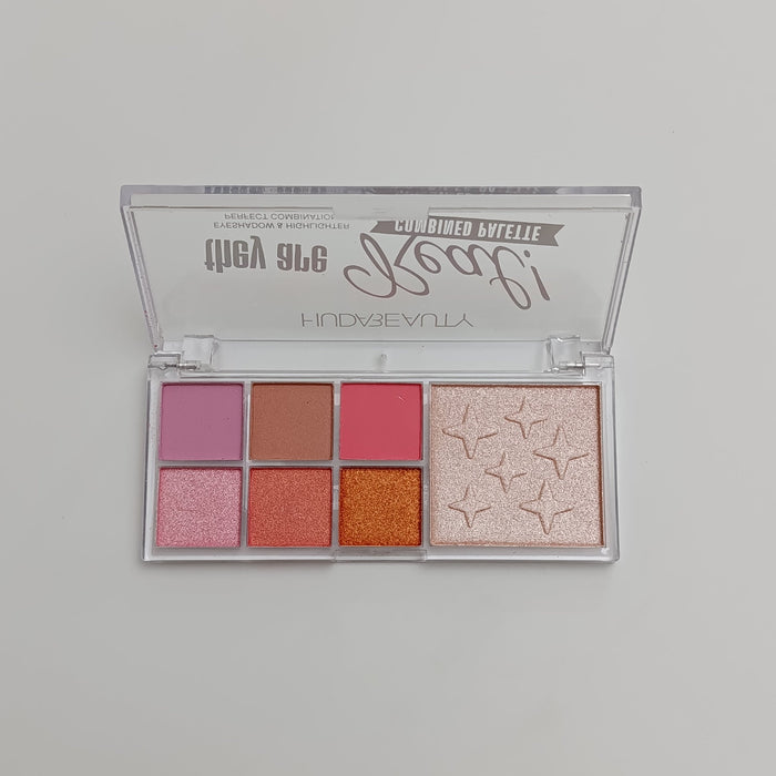 Huda Beauty "They Are Real!" Combined Eyeshadow & Highlighter Palette - Lotshop.pk