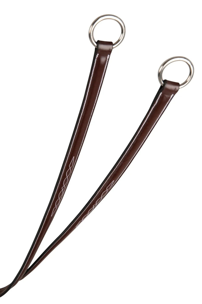 Huntley Equestrian Sedgwick Fancy Stitched Running Martingale, Full Size
