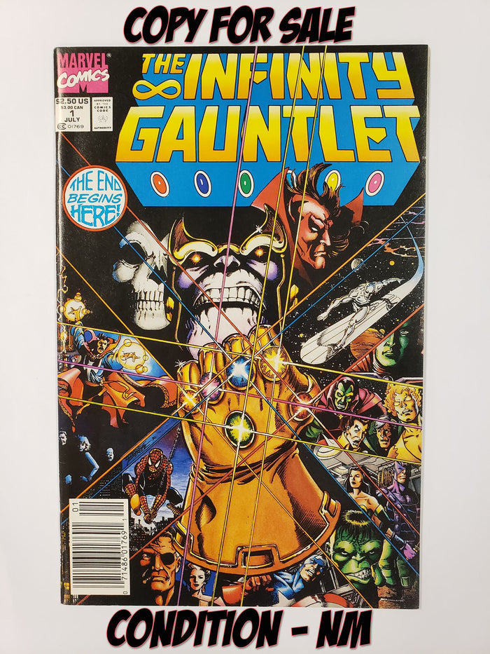 INFINITY GAUNTLET - #1 (1991 - VF+/NM)