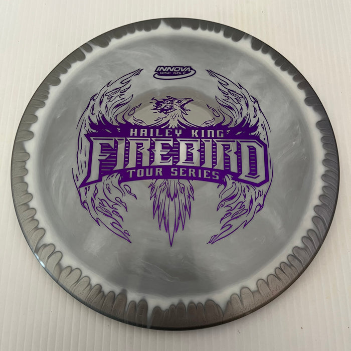 Silver Halo/Purple Stamp / 173-5 grams