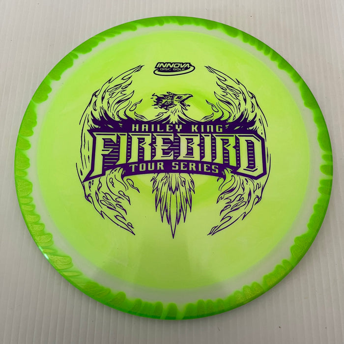 Bright Green Halo/Purple Stamp / 173-5 grams