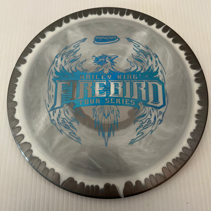Silver Halo/Blue Reflective Stamp / 173-5 grams