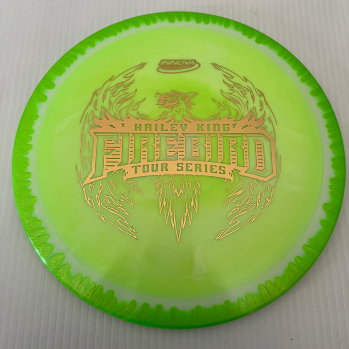 Bright Green Halo/Gold Stamp / 173-5 grams