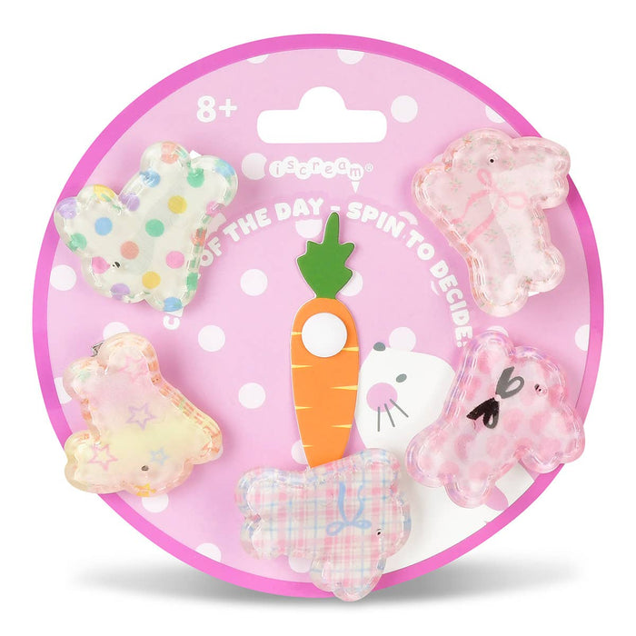 Iscream Bunny Set of 5 Hair Clips