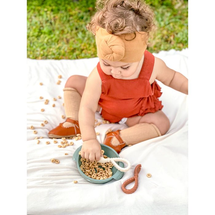 Itzy Ritzy Sweetie Spoons Silicone Spoon and Fork Set