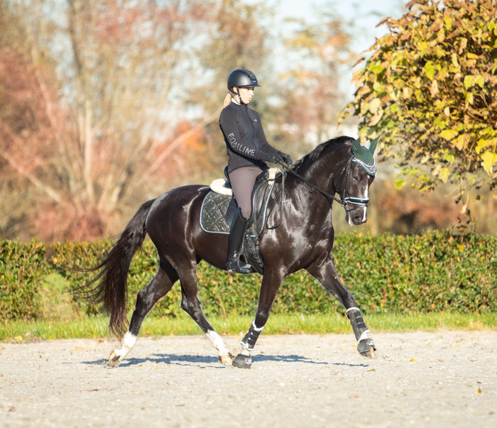Jade Green Saddle Pad Set