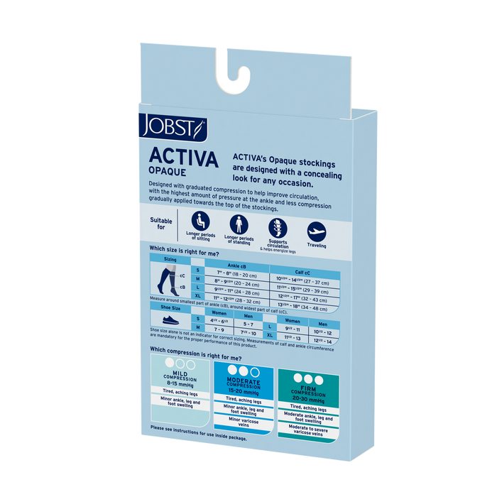JOBST® Activa Opaque Knee High 20-30mmHg