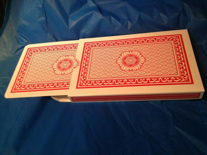 Jumbo Disappearing Card Deck - Case of Cards Vanish in Frame! - Large Size!