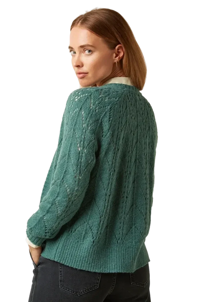 KING LOUIE Blanca Cardi Orcia - Smoke Green