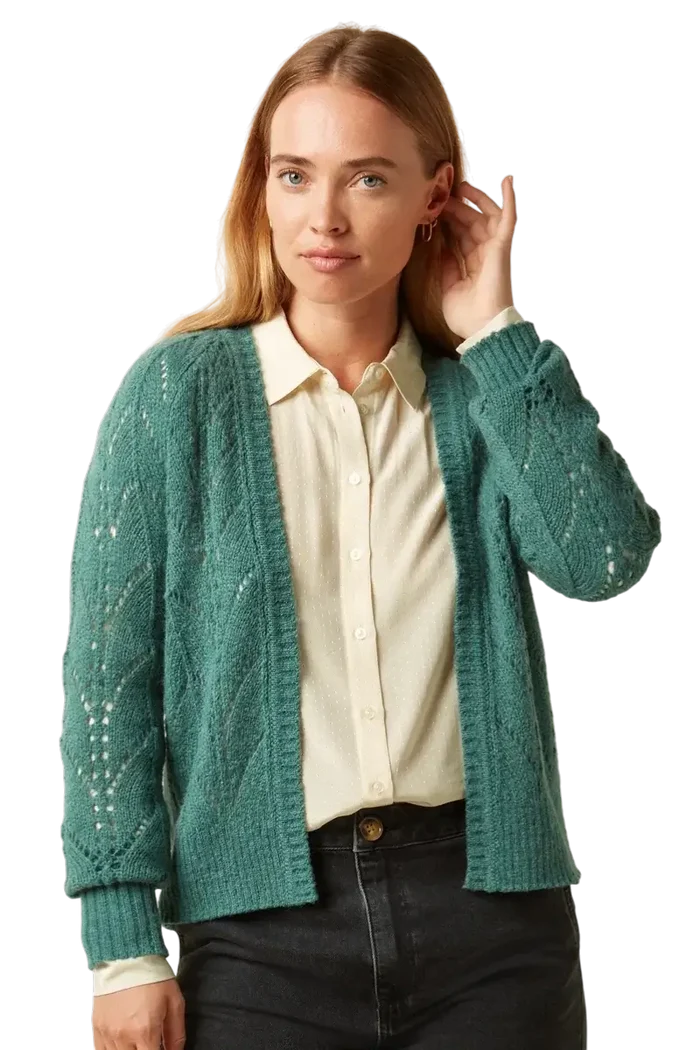 KING LOUIE Blanca Cardi Orcia - Smoke Green