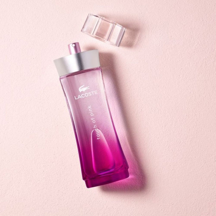 Lacoste Touch Of Pink Eau de Toilette Spray, 3 oz