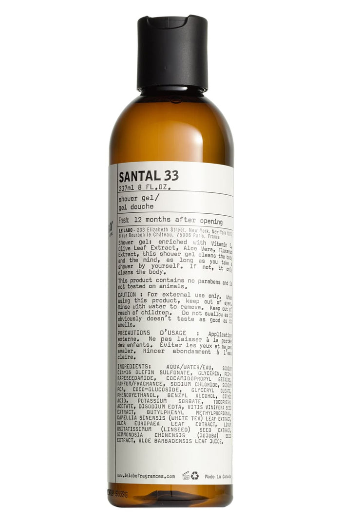 Le Labo Santal 33 Showel Gel 237ml