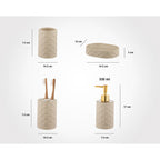 Limon 6 Pcs Acrylic Bath Set Product Code :1760
