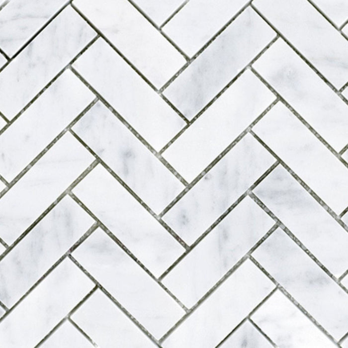Lines Cambric Carrara Pulido Mosaic Tile Porcelanosa 32.5cm x 26.5cm