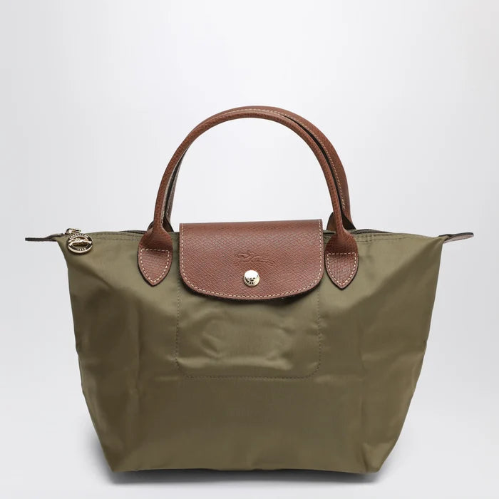 Longchamp - Olive Le Pliage Original S bag Brand U