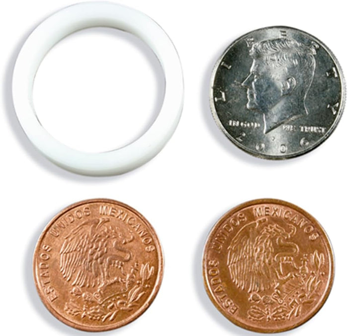 Magnetic Scotch and Soda Mexican Coin Version by Eagle Custom Coins - Coins Magically Appear, Disappear and Change!