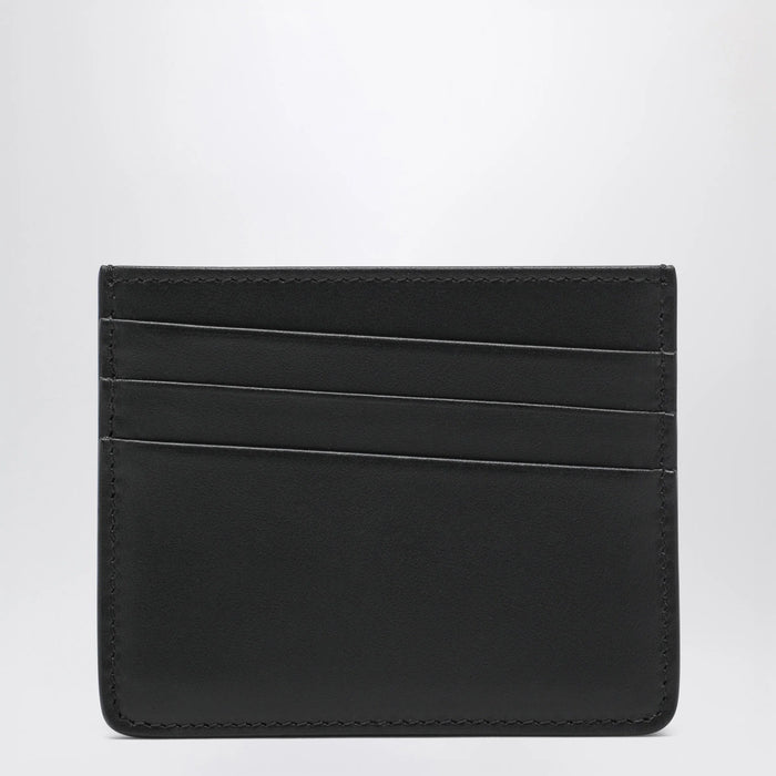 Maison Margiela - Four Stitches Card Holder in Black Calf Leather