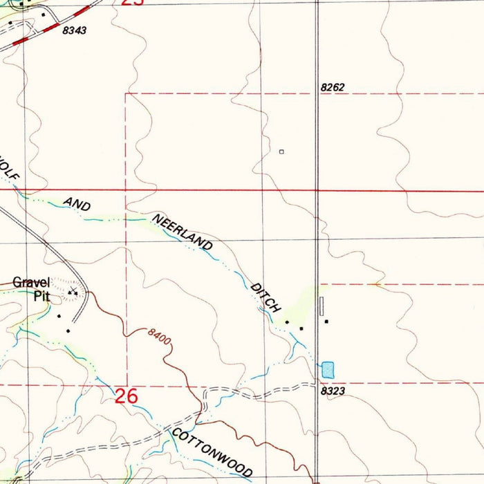 Map of Buena Vista, Colorado by USGS, 1982 – Arkansas River & Mount Princeton
