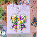 Mardi Gras Bow Graphic Tee