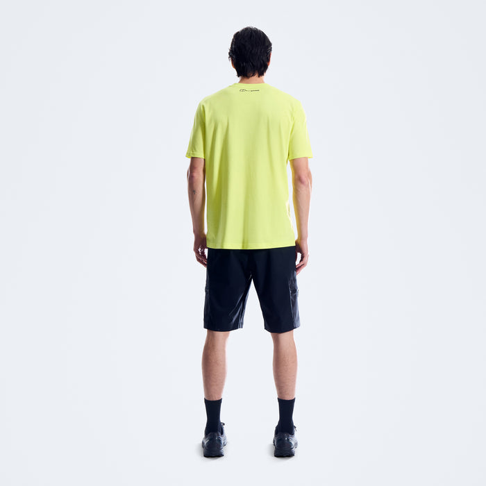 Men's Sketched Blocks Essential Tee - Green