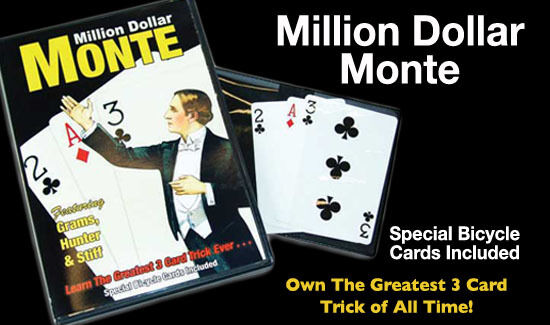 Million Dollar Monte is a wonderful card packet effect.