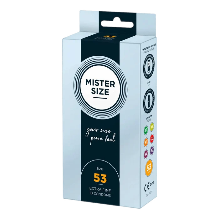 Mister Size kondomer 53 mm 10 stk.