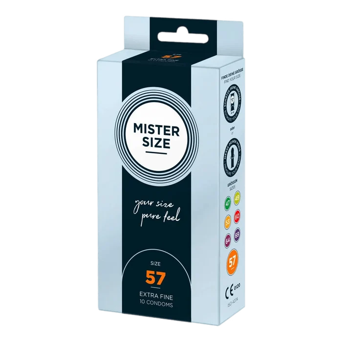 Mister Size kondomer 57 mm 10 stk.