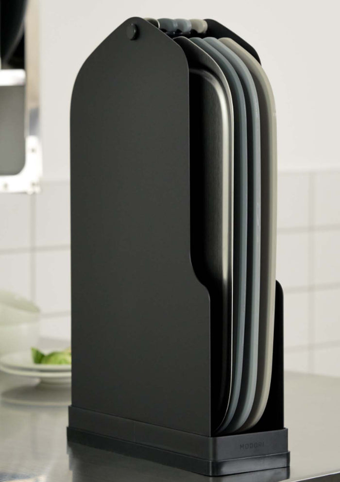[MODORI] Cutting Board Set Ivory | Black Edition (1 Set = 4 Boards)