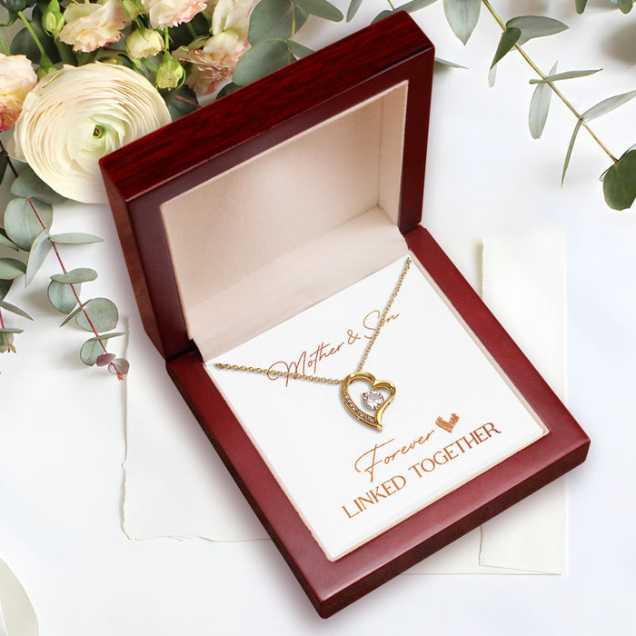 mother and son necklace