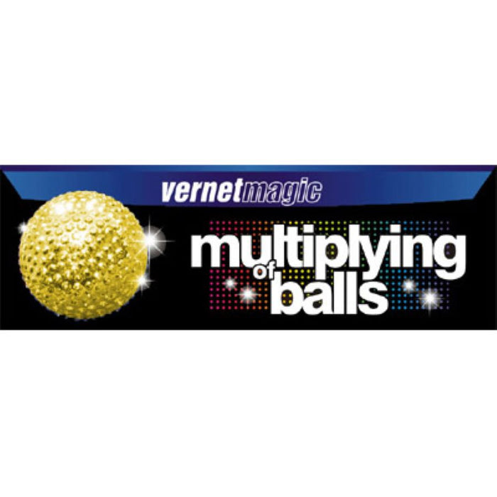 Multiplying Gold Billiard Balls - by Vernet - Shiny Balls Appear, Multiply and Disappear At Your Fingertips!