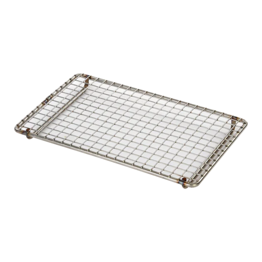 Replacement mesh grill top for the Kasai Konro Grill, showcasing a stainless steel grid design.