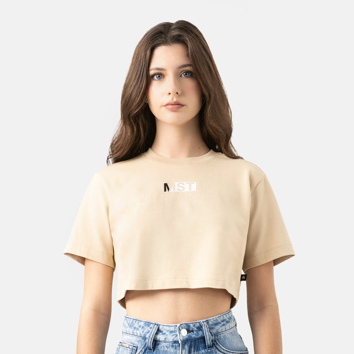 NASHI CROP TOP WOMEN IRISH CREAM
