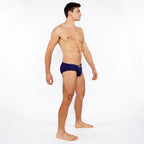 Navy Arrows Textured Swim Brief W/Buckle St-8021-01