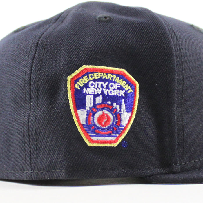 New York Yankees FDNY New York City Fire Department 9-11 New Era 59Fifty Fitted Hat (Navy Gray Under Brim)