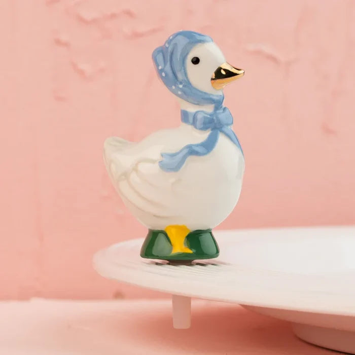 Nora Fleming Porch Pal Mini | Hand-Painted Porch Goose Mini