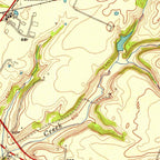 Old Map of Bardstown, Kentucky by USGS, 1953 – Nelson County, Rolling Fork River & Beech Fork River