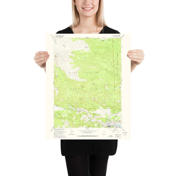 Old Map of Estes Park, Colorado by USGS, 1961 – Rocky Mountain National Park & Bear Lake