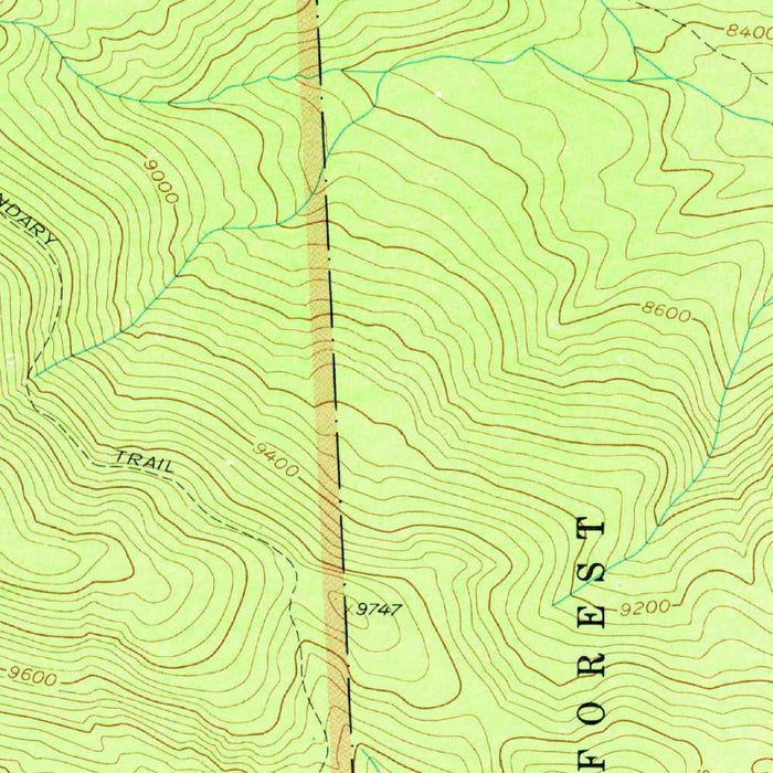 Old Map of Estes Park, Colorado by USGS, 1961 – Rocky Mountain National Park & Bear Lake