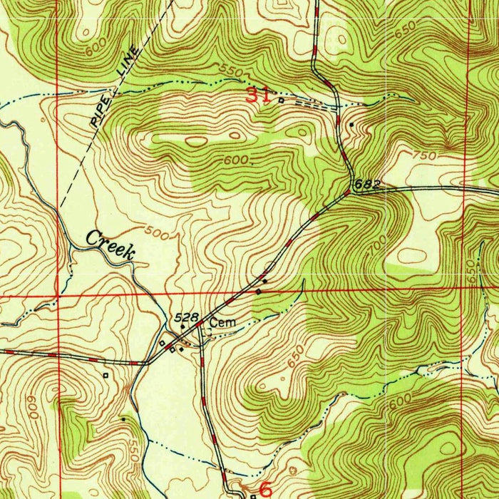 Old Map of French Lick, Indiana by USGS, 1951 – West Baden Springs, Paoli & Hoosier National Forest