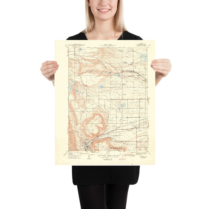 Old Map of Golden, Colorado by USGS, 1944 – Clear Creek & Lookout Mountain