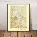 Old Map of Ipswich, Massachusetts by USGS, 1945 – Plum Island, Ipswich Bay & Cape Ann