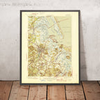Old Map of Ipswich, Massachusetts by USGS, 1945 – Plum Island, Ipswich Bay & Cape Ann