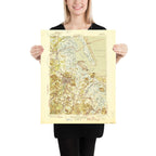 Old Map of Ipswich, Massachusetts by USGS, 1945 – Plum Island, Ipswich Bay & Cape Ann