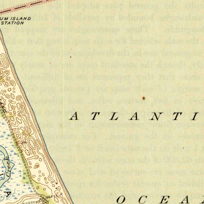 Old Map of Ipswich, Massachusetts by USGS, 1945 – Plum Island, Ipswich Bay & Cape Ann
