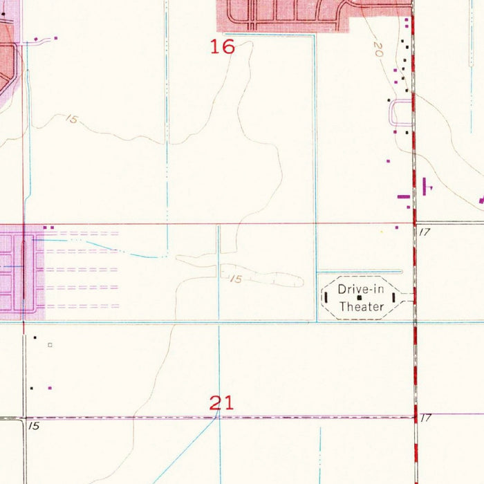 Old Map of Lake Charles, Louisiana by USGS, 1955 – Calcasieu River & Calcasieu Lake