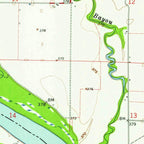 Old Map of New Harmony, Indiana by USGS, 1959 – Wabash River & Bethel